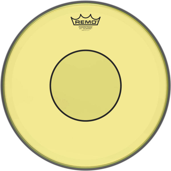 Trommeskinn Remo Powerstroke 77 Colortone P7-0314-CT-YE, Yellow 14