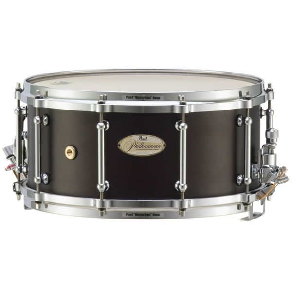 Skarptromme Pearl Philharmonic African Mahogany PHX1465/210, 14x6,5, 4-Ply Mahogany, Matte Walnut Finish