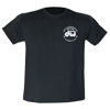 T-Shirt DW Logo, PR25SSBL-XL, Short Sleeve, Black, X-Large