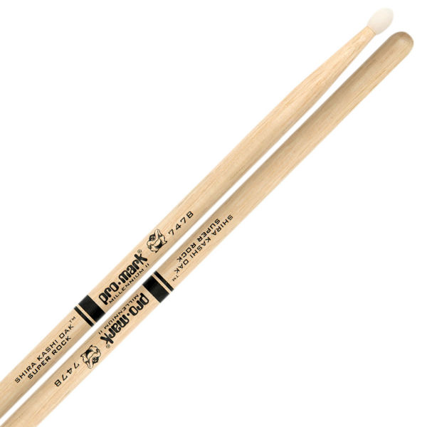 Trommestikker Pro-Mark Shira Kashi Oak 747BN, PW747BN, Oak, Nylon Tip