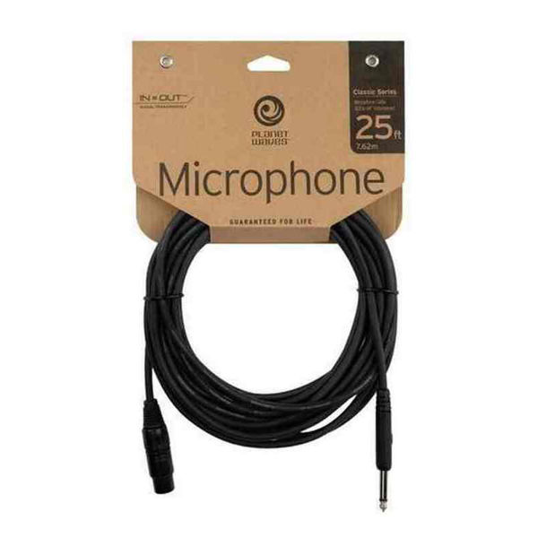 Kabel Mikrofon  XLR/Jack Planet Waves PW-CGMIC-25, Classic, 7,5M