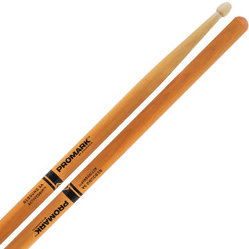 Trommestikker Promark Rebound Balance R5AAGC, 5A, Hickory Active Grip, Clear Acorn Wood Tip