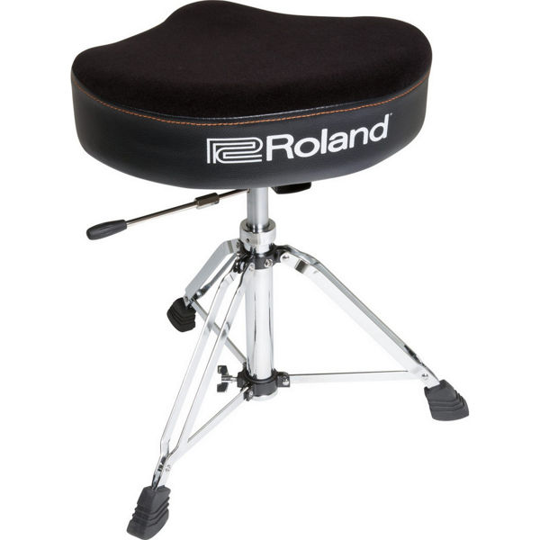 Trommestol Roland RDT-SH, Saddle Velours Seat, Hydrolic