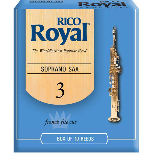 Sopransaksofonrør Rico Royal D'Addario 3