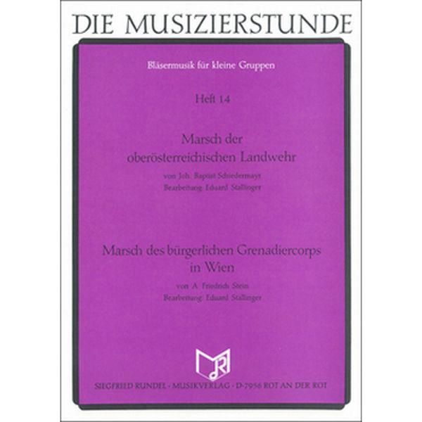 March der Oberösterreichischen Landwehr, Schiedermayr/Stein. Woodwind Quintet