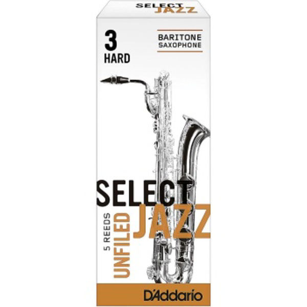 Barytonsaksofonrør Rico D'Addario Select Jazz Un-filed 3 Hard