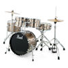 Slagverk Pearl Roadshow RS585C/C707, 18 m/Stativer, Cymbaler og Stol, Chrome Hwd, Bronze Metallic