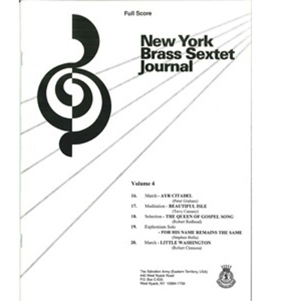 New York Brass Sextet Journal Vol 4