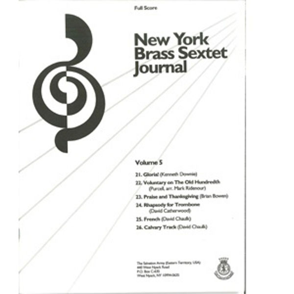 New York Brass Sextet Journal Vol 5