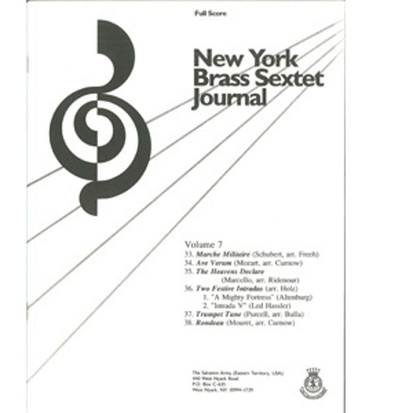 New York Brass Sextet Journal Vol 7