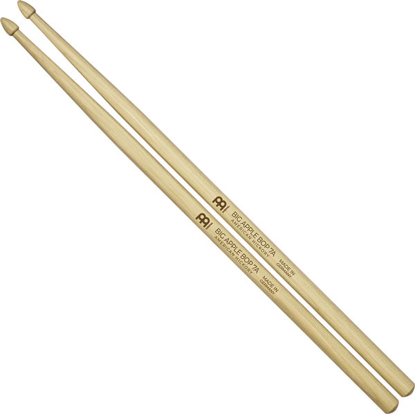 Trommestikker Meinl Big Apple Bop 7A, SB111 Hickory, Wood Tip