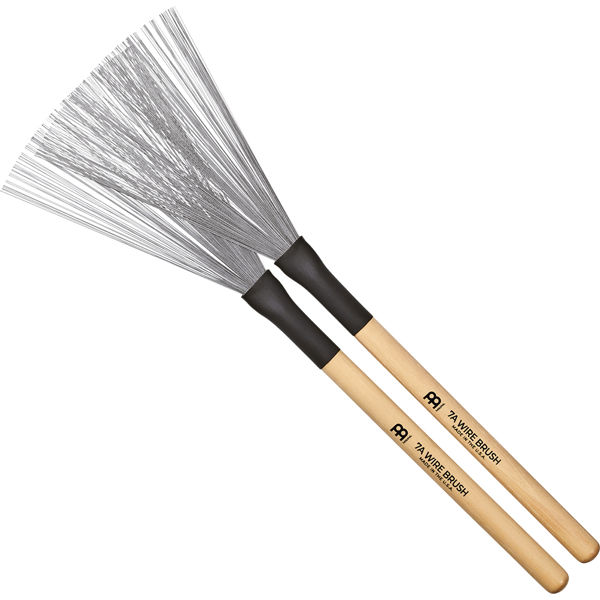 Visper Meinl Fixed Wire Brush SB302, Wood Handle