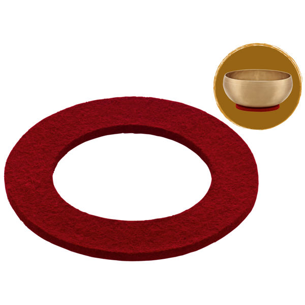 Singing Bowl Felt Ring SB-FR-08, Ø 8cm