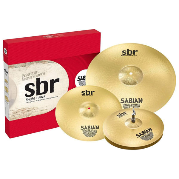 Cymbalpakke Sabian SBR 5004BR2, 14-16-18, Bright Performance Set