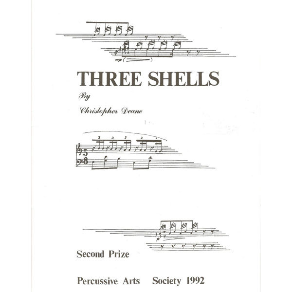 Three Shells, Christopher Deane, Solo Marimba