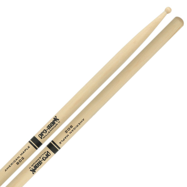 Trommestikker Pro-Mark American Maple Lakk SD2, SD2W, Wood Tip