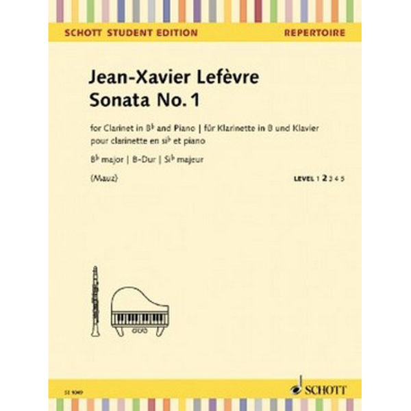 Lefèvre - Sonata No. 1 for Clarinet and Piano