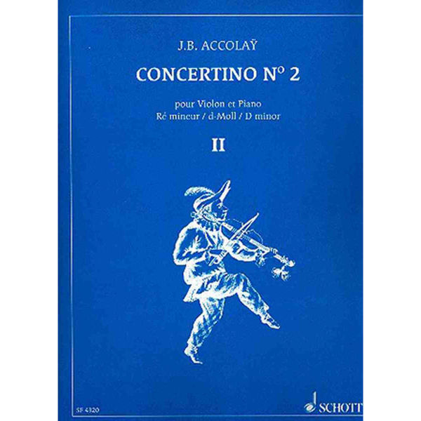 J.B. Accolay Concerto No. 2 for Violin and Piano, D minor