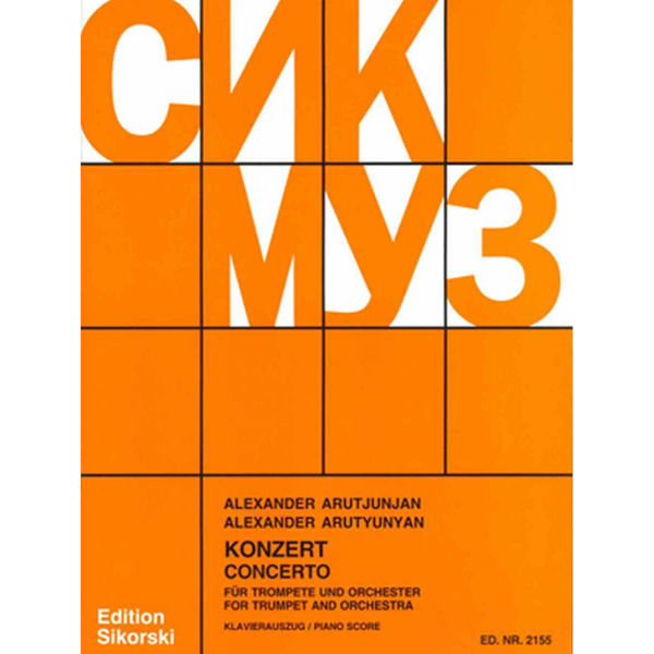 Alexander Arutjunjan - Concerto for Trumpet and Orchestra (Piano Score)