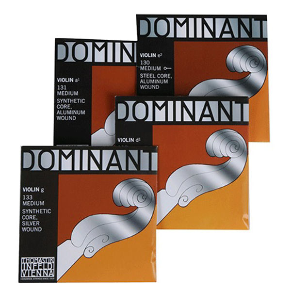 Fiolinstrenger Thomastik-Infeld Dominant 1/2 Medium Synthetic Core, Sett