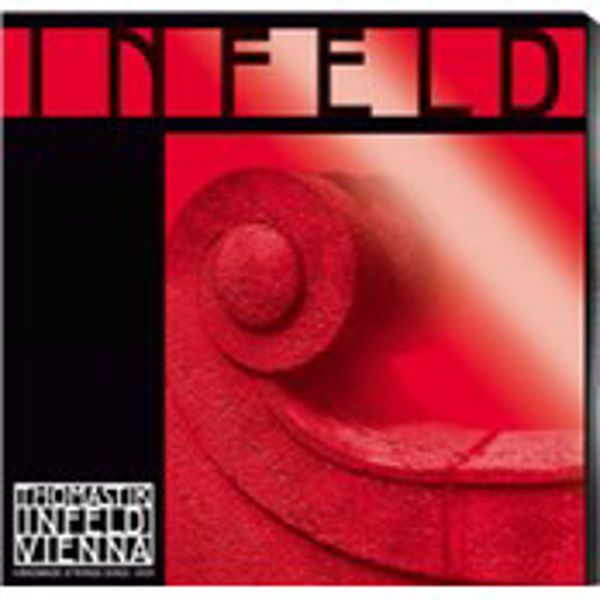 Fiolinstreng Thomastik-Infeld Infeld Rød 4G Medium Composite Core, Silver Wound