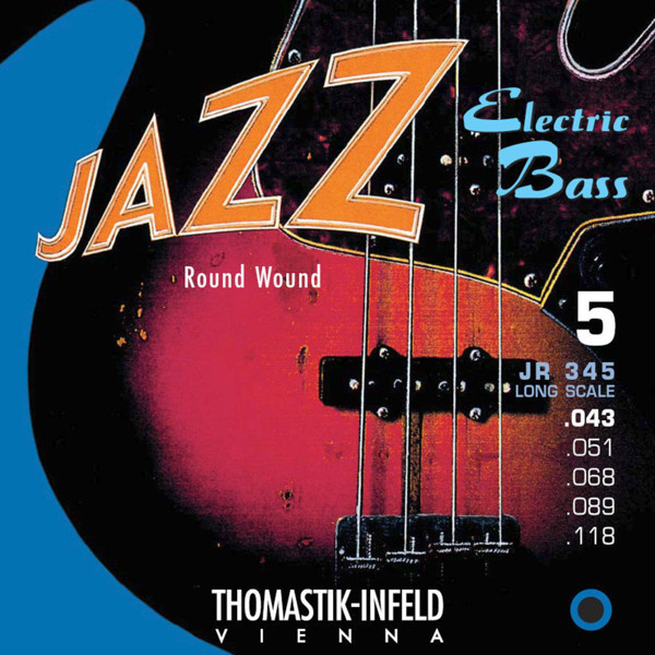 Bassgitarstrenger Thomastik-Infeld Jazz, 5 strenger, Long scale