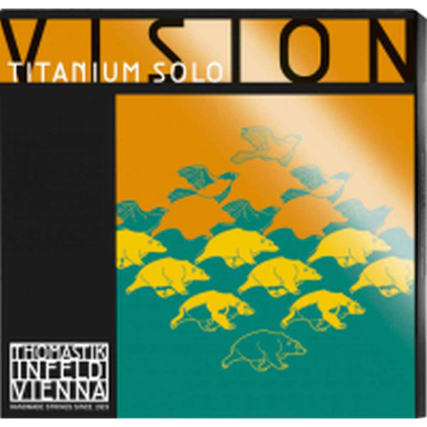 Fiolinstreng Thomastik-Infeld Vision Titanum Solo 2A Medium Synthetic Core, Aluminium Wound