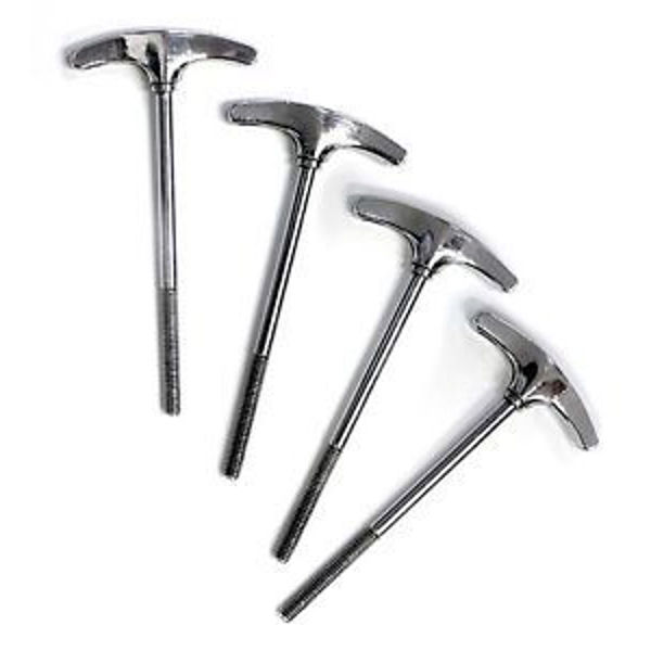 Tillegg Ludwig Stortromme, Stemmeskrue, T-Handle Tension Rods, pr Tromme