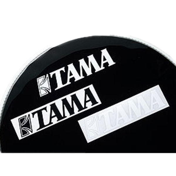 Logo Tama TLS100WH, White, Til Stortrommeskinn