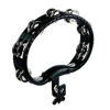 Tamburin Meinl TMT2BK, Nickel Jingles, Set-Up, Black