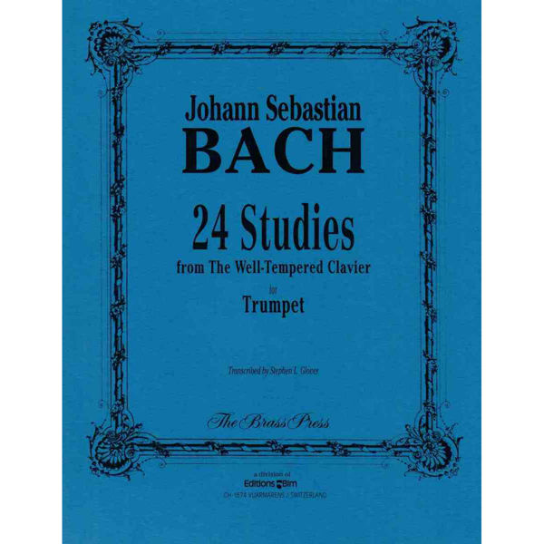 24 Studies (from well-tempered clavier), Bach. Trumpet