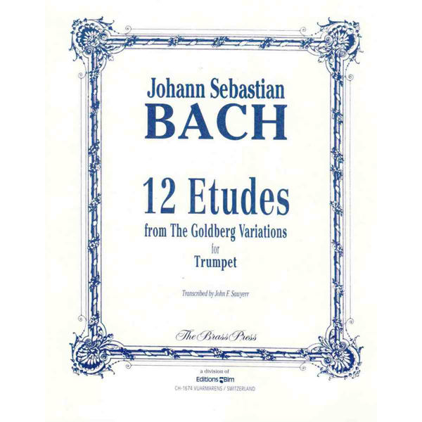 12 Etudes (from Goldberg Variations), Johann Sebastian Bach. Trumpet