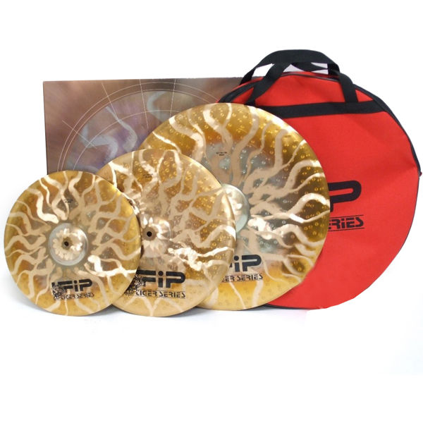 Cymbalpakke Ufip Tiger Series TS-SET-B, 16-18-13 m/Bag