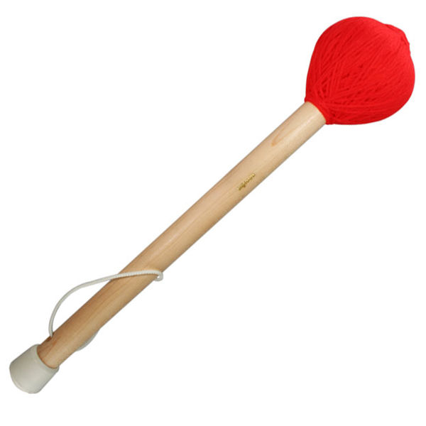 Gongklubbe Grover TT-2, Medium/General, Gong/Tam-Tam Mallet, Red