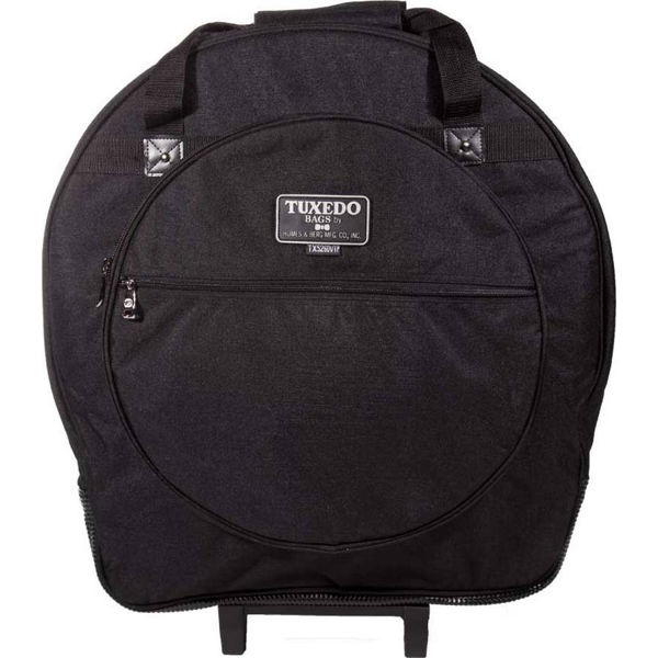 Cymbalbag Humes & Berg Tuxedo TX526DIVTP, 22, Black Cordura Bag, m/Hjul