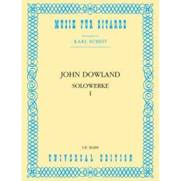 Solo Works for Guitar - Vol. 1 - Dowland