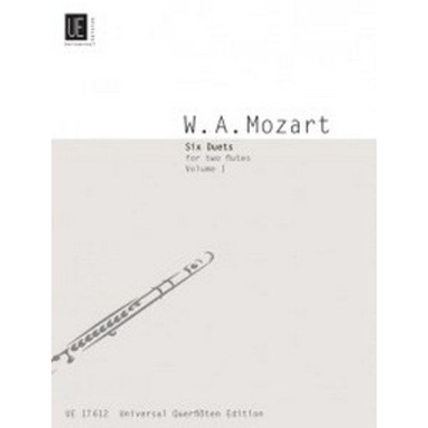 Six Duets for Two Flutes - Mozart - Vol. 1