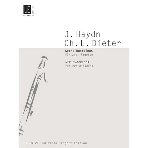 6 Duettinos for 2 Bassoons Joseph Haydn arr Christian Ludwig Dieter