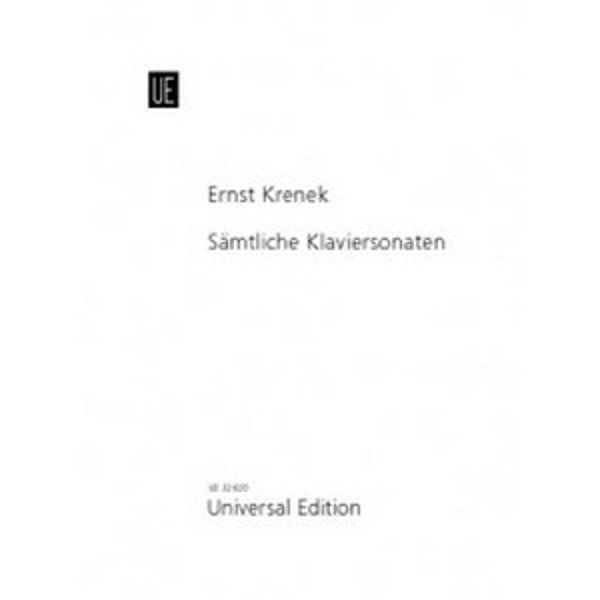 Ernst Krenek: Complete Piano Sonatas for piano