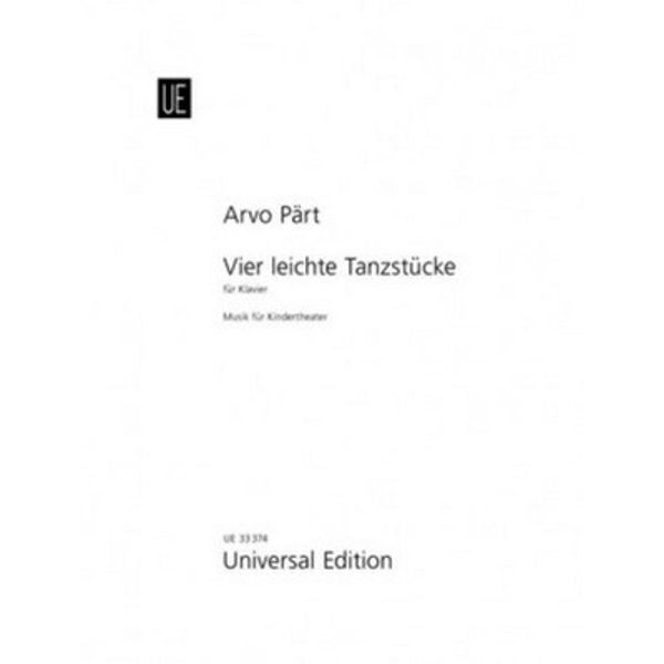 Four Easy Dance Pieces, Arvo Pärt, Piano