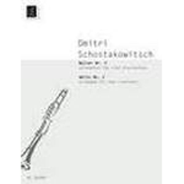 Jazzwaltz, Second Waltz from Suite for Variety Orchestra. 4 klarinetter. Schostakovich