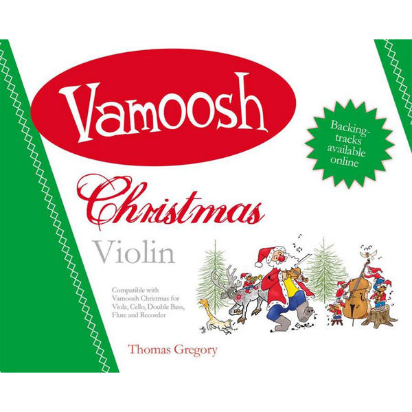 Vamoosh Christmas Violin Book 1 (Book & Audio)