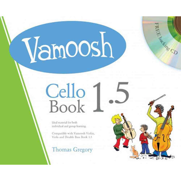 Vamoosh Cello Book 1,5 (Book & CD)
