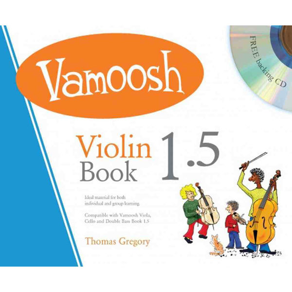 Vamoosh Violin Book 1,5 (Book & CD)