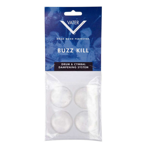 BuzzKill Vater VBUZZXD, 4 stk. Extra Dry Clear Flat Muffling Gel Discs