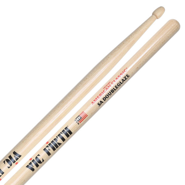 Trommestikker Vic Firth American Classic 5ADG Hickory, Double Glaze, Wood Tip