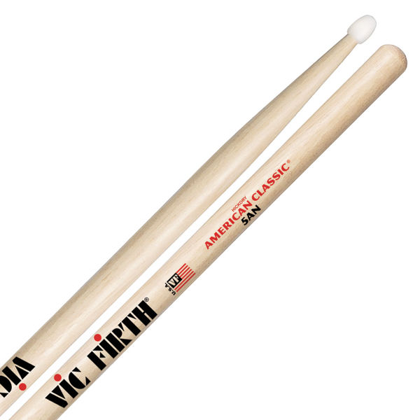 Trommestikker Vic Firth American Classic 5AN Hickory, Nylon Tip