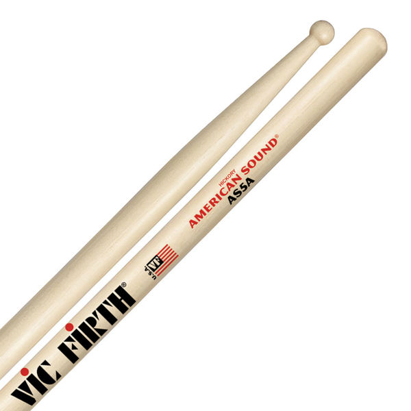 Trommestikker Vic Firth American Sound AS5A Hickory, Wood Tip