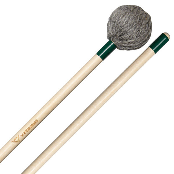 Marimbakøller Vater V-FEM20MS, Front Ensemble Series, Medium Soft Marimba Mallet, Birch Handle