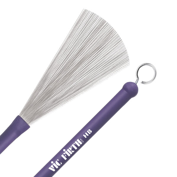 Visper Vic Firth HB, Heritage m/Gummihåndtak, Purple